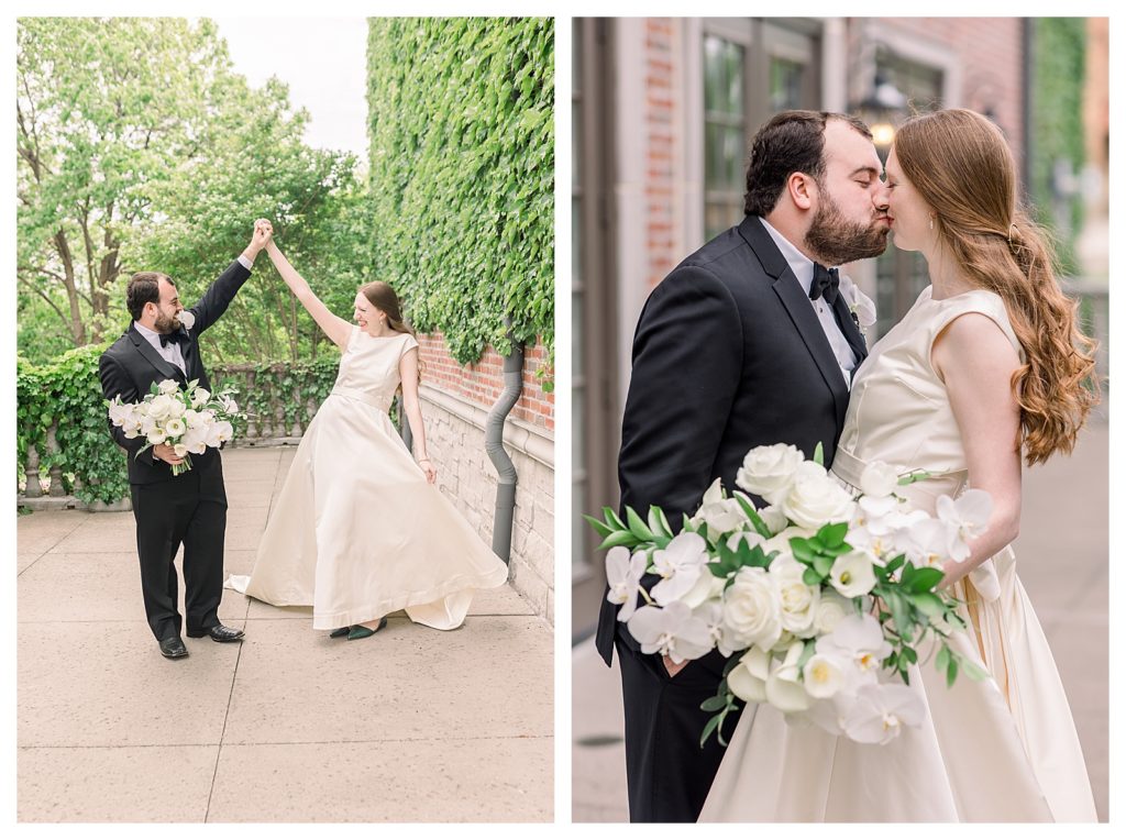 bride and groom during wedding at Windsor at Hebron Park in Carrollton Dallas, Texas